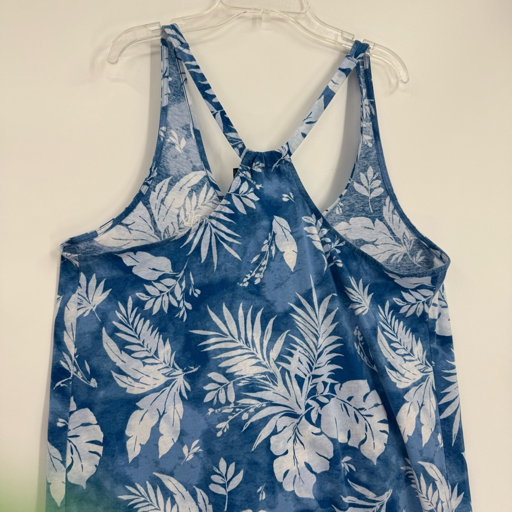 Ralph Lauren Blue and White Floral Dress - Picture 8 of 9